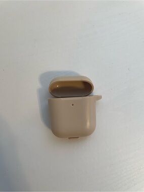 AirPods 2nd generation beige silicone case